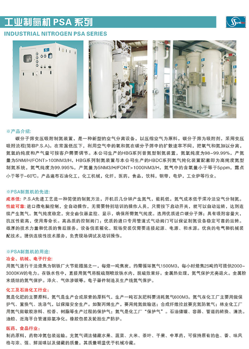 工业制氮机PSA